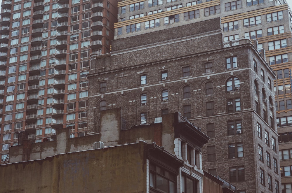 a very tall building with lots of windows