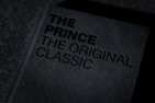 a black book with the title the prince of the original classic