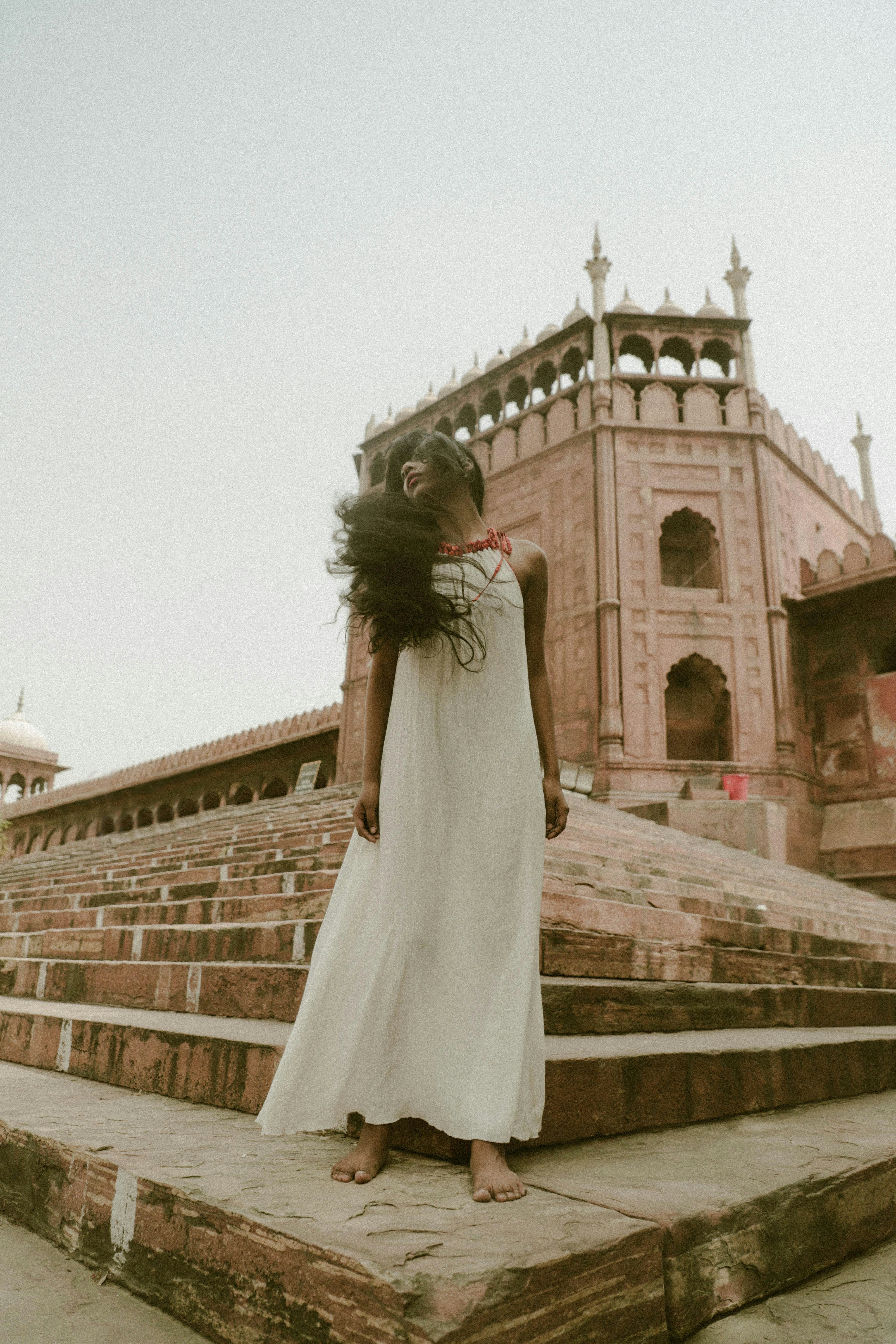 Bahar Long Kurti — Kota Doria Chikankari