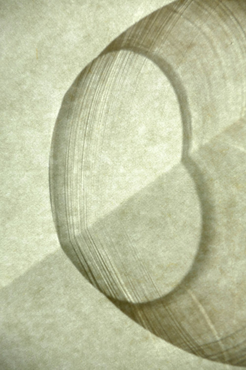 a close up of a piece of paper on a table