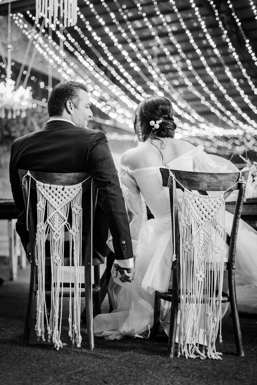 a man and a woman sitting at a table