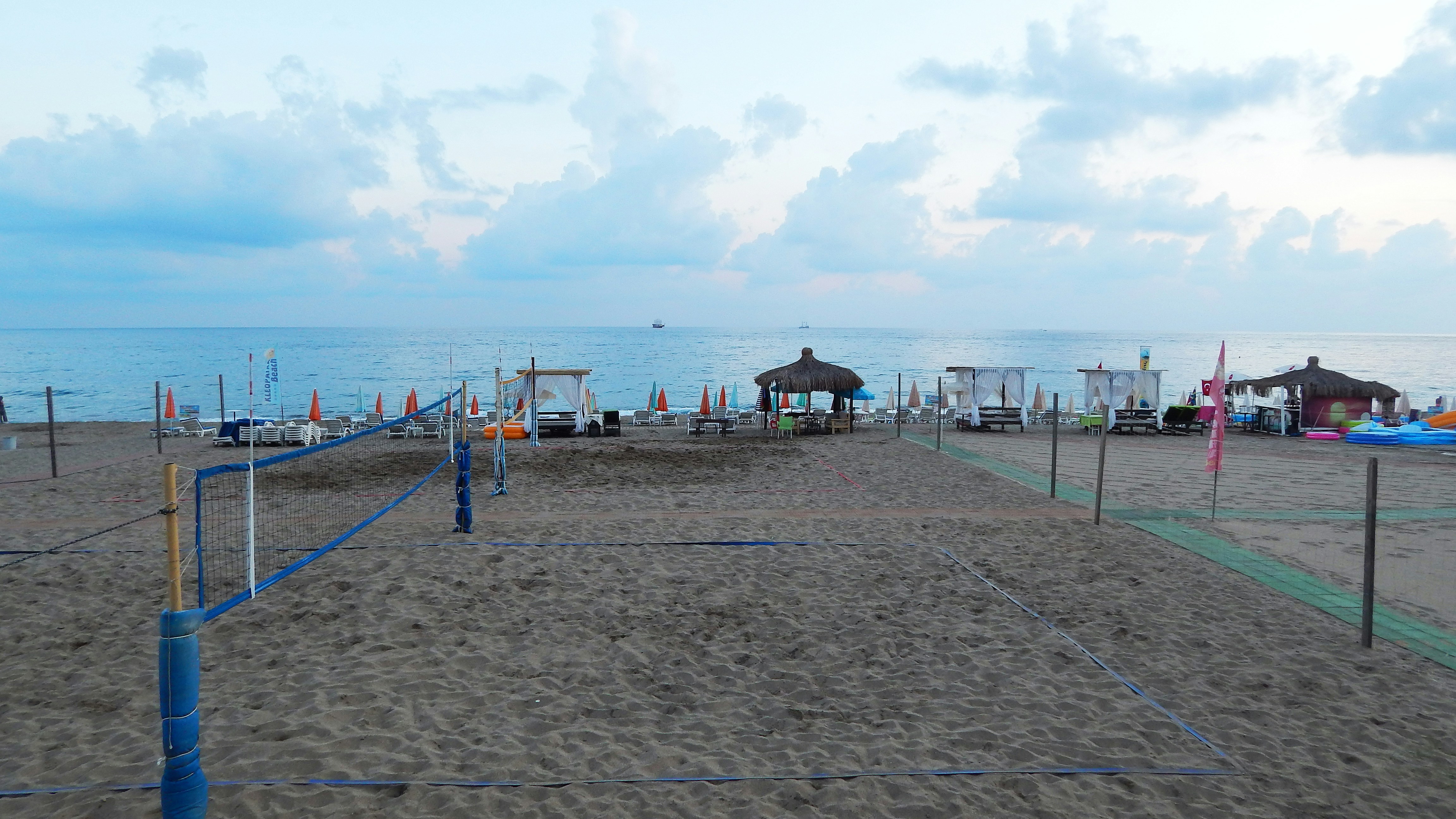 Beach Volleyball court,  Alanya, Turkey 