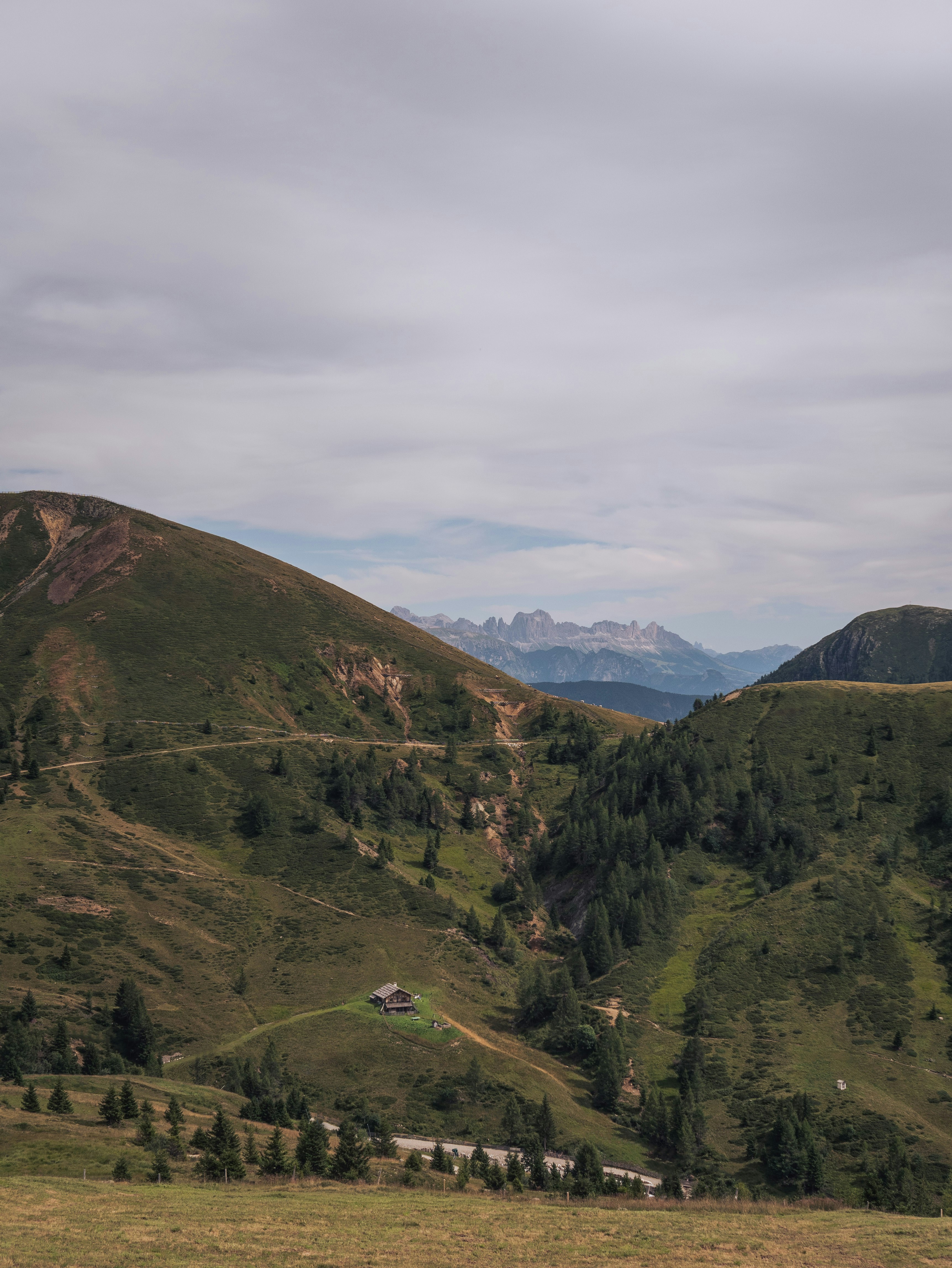 Blick auf die Berge aus der Ferne