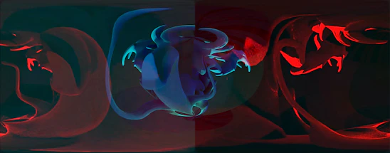 A vibrant digital artwork featuring abstract shapes and bold colors representing creativity in motion.