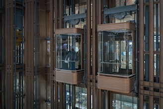 a tall building with a clock inside of it