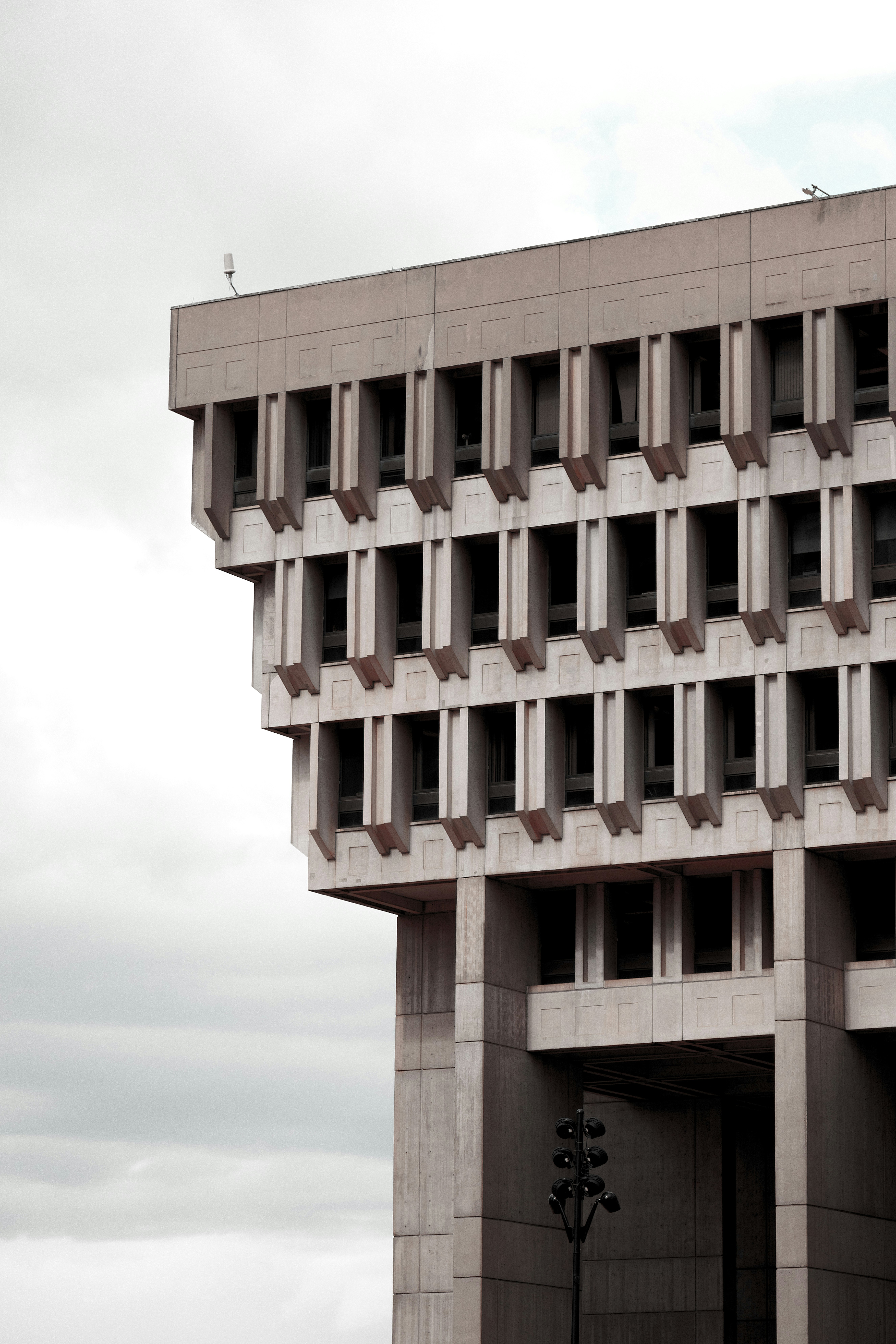 a tall building with a clock on the side of it