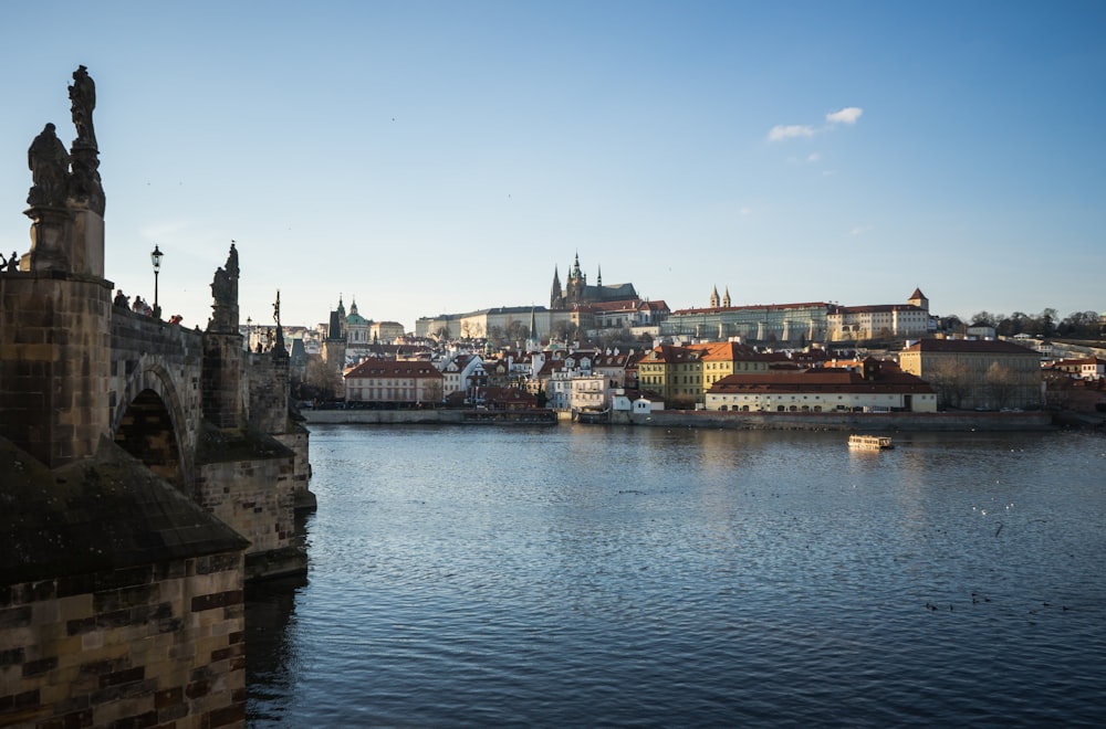 a view of a city from across a river