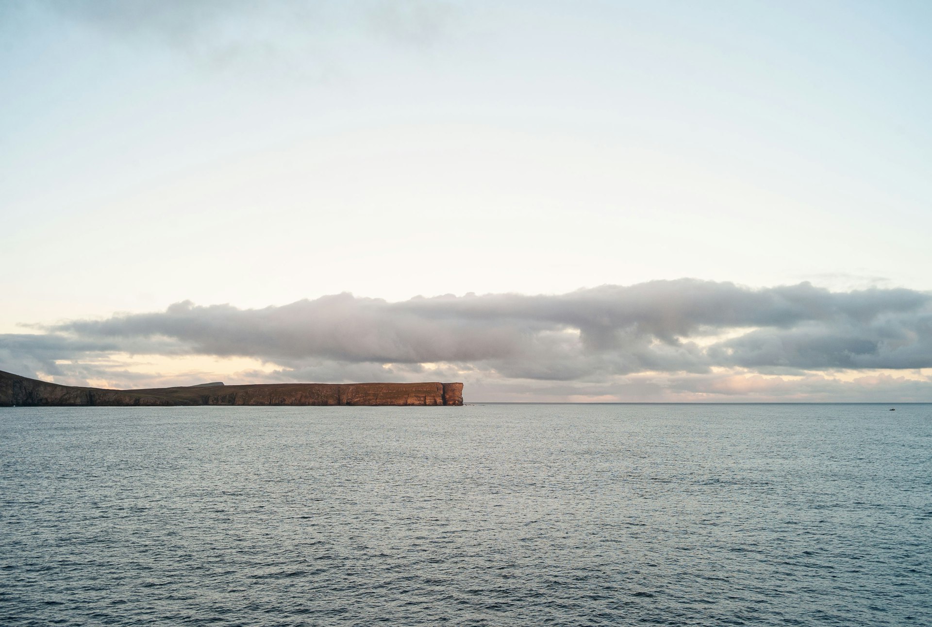 Dramatic Shetland Islands coastline