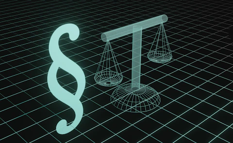 a scale and a dollar sign on a black background