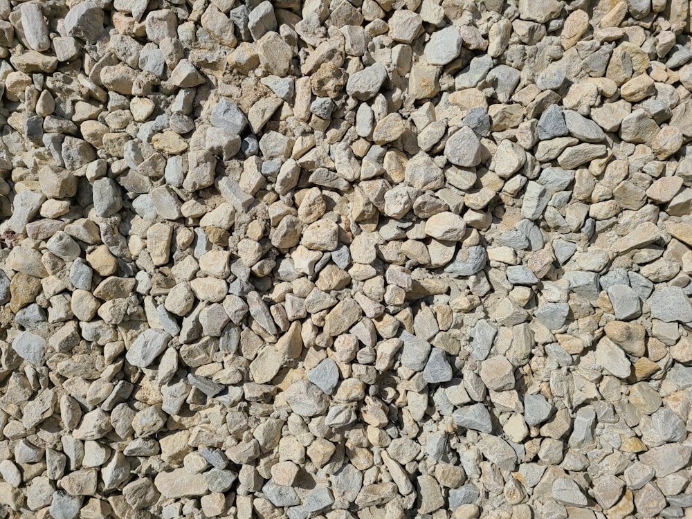 a close up of a rock wall made of rocks