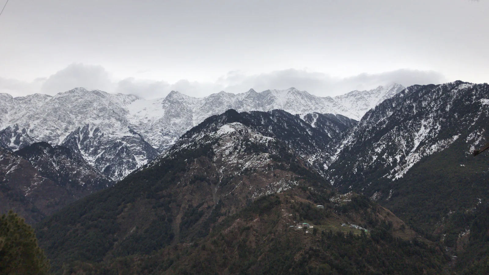 Mountain scenery around McLeod Ganj, Himachal Pradesh