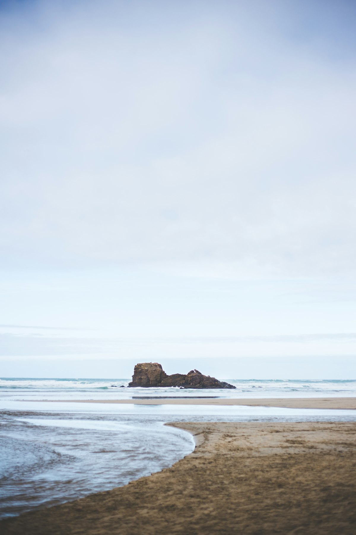 Perranporth beach and dunes, north Cornwall