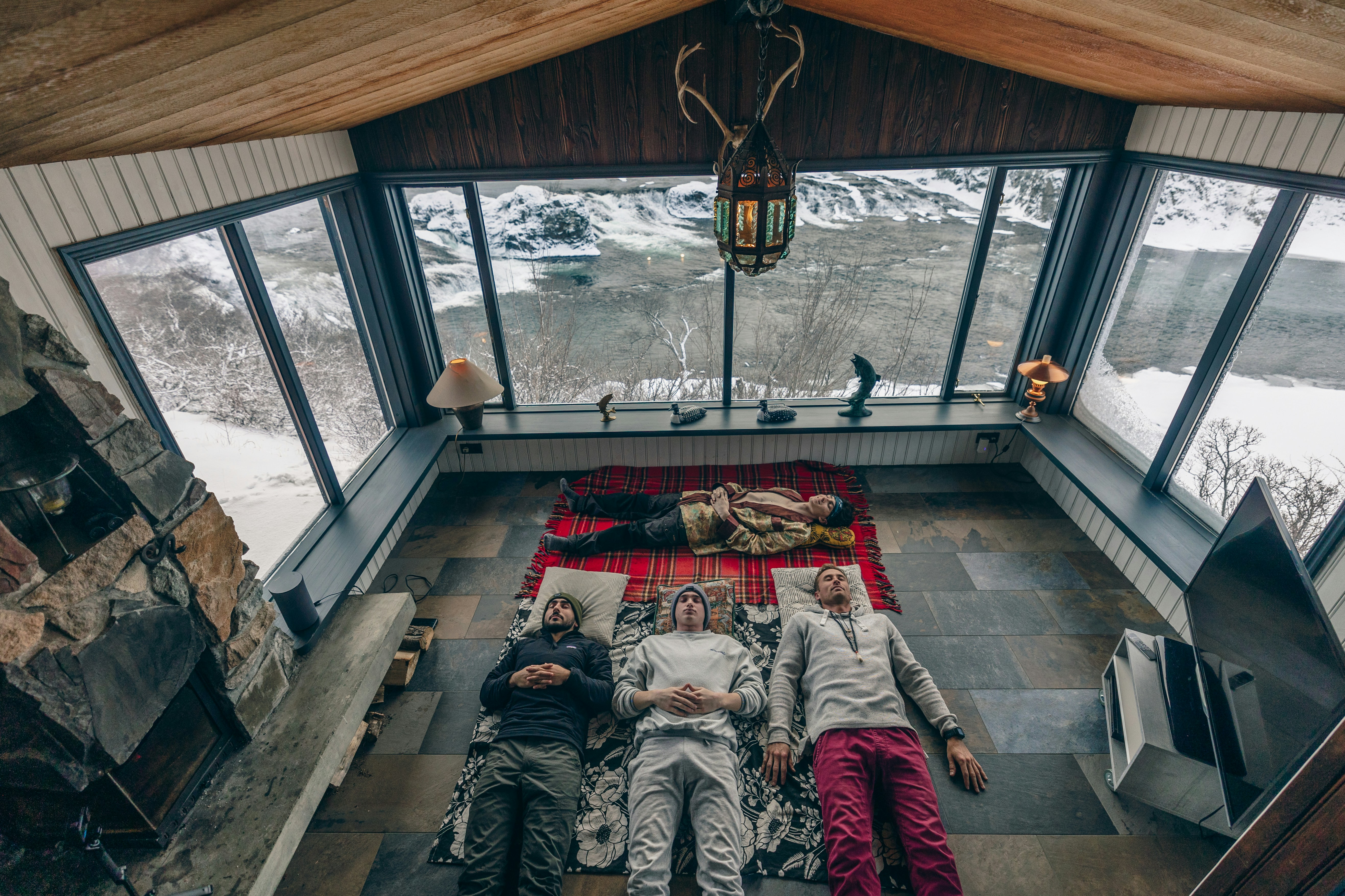 family enjoying a warm home during winter - Winter HVAC service