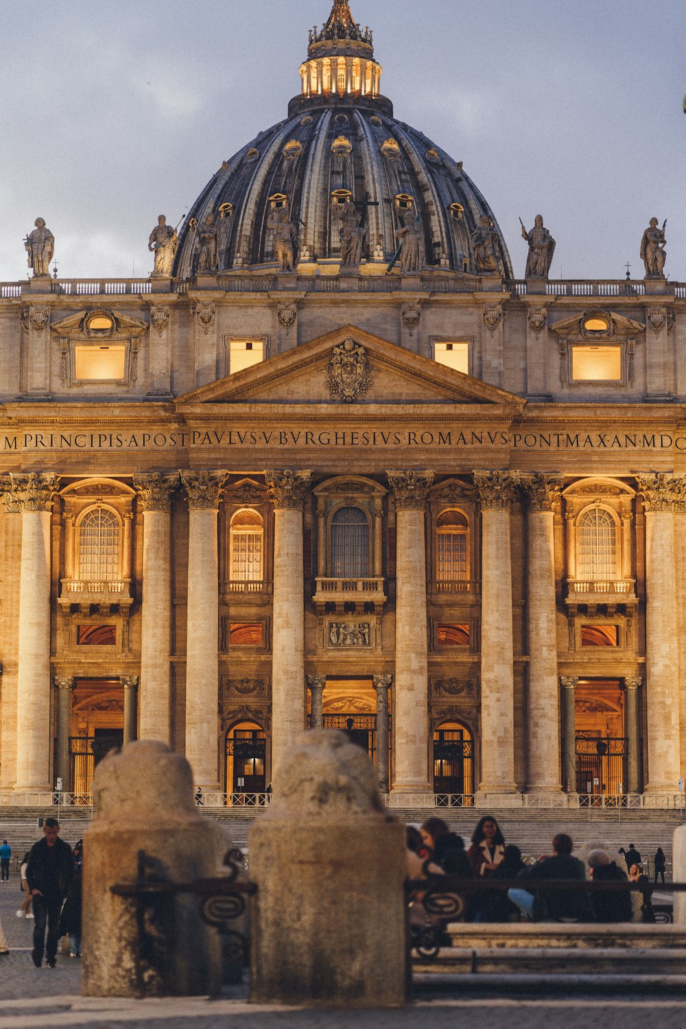 a large building with a dome on top of it