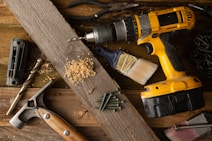 a couple of tools that are sitting on a table