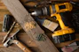 a couple of tools that are sitting on a table