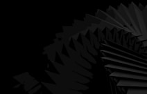 a black and white photo of an abstract design