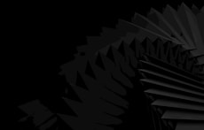 a black and white photo of an abstract design