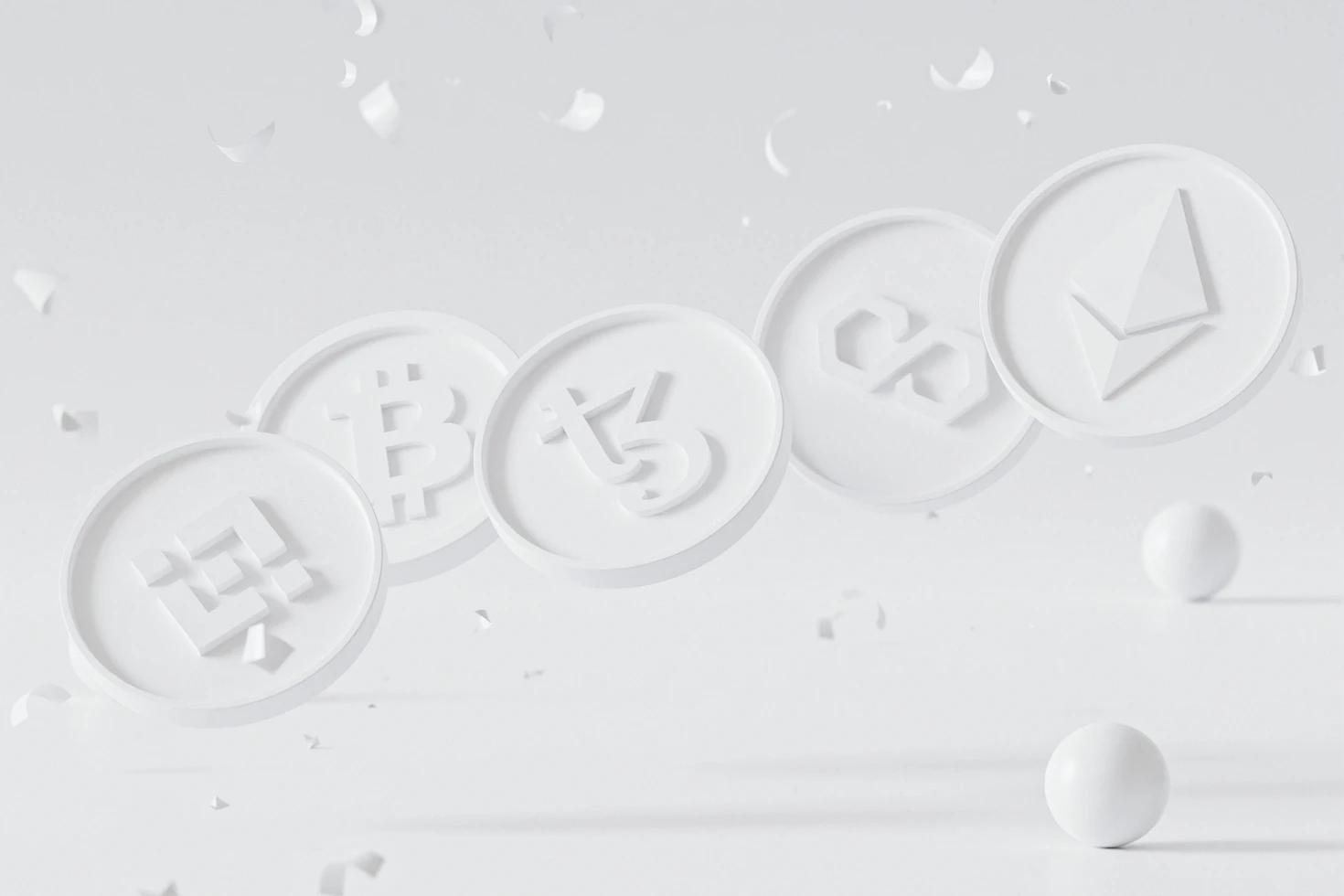 Cryptocurrency trading charts and digital graphs