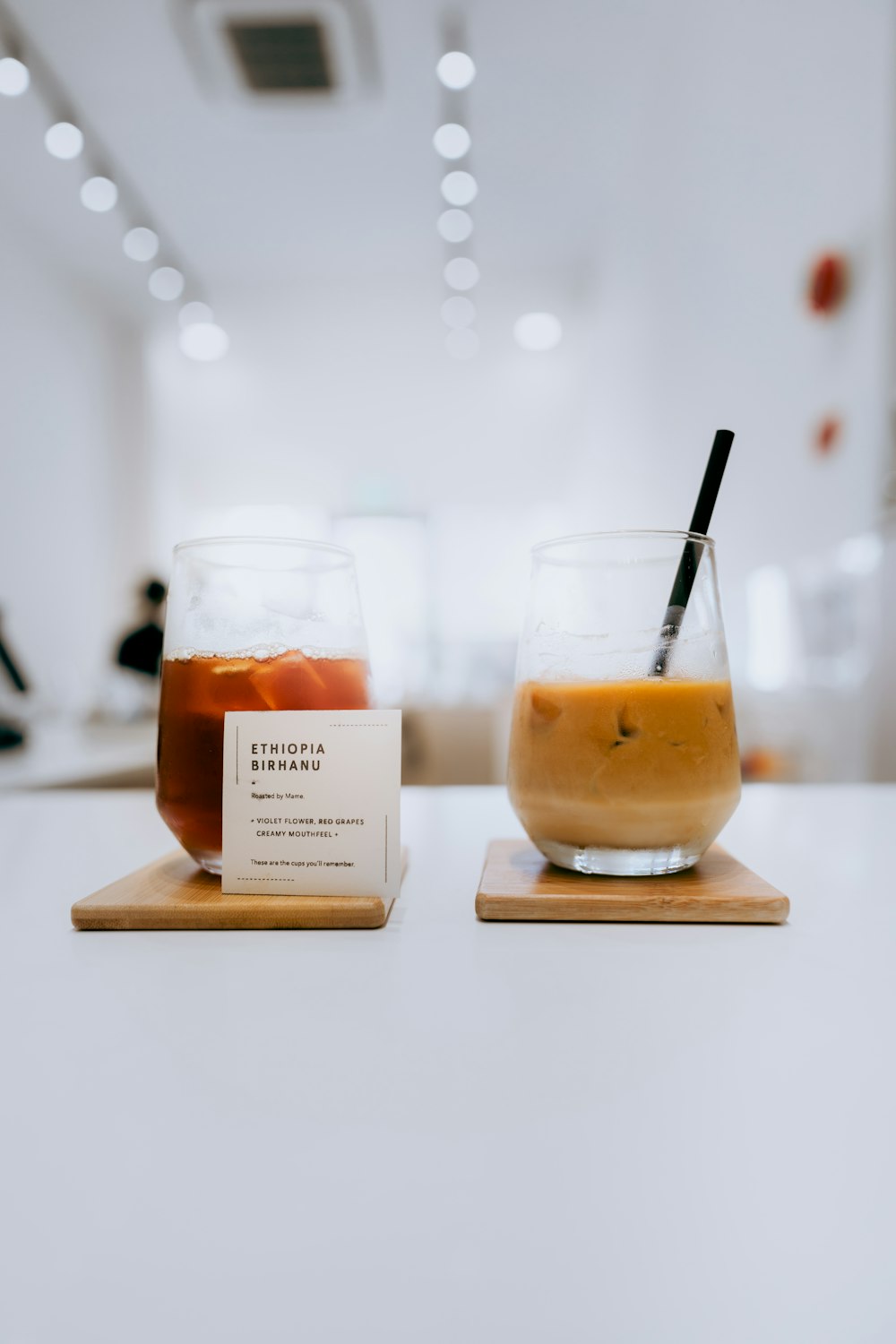 a cup on a counter