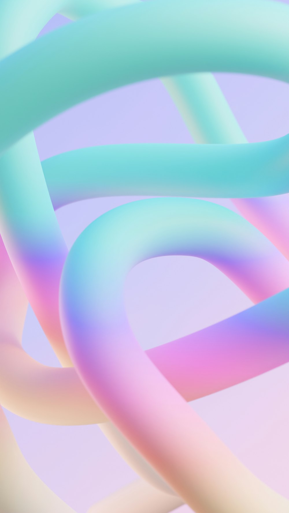 a blurry photo of a bunch of curved lines