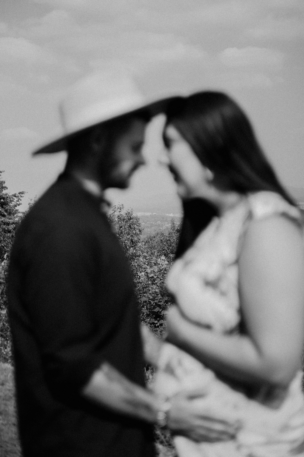 a man and a woman standing next to each other