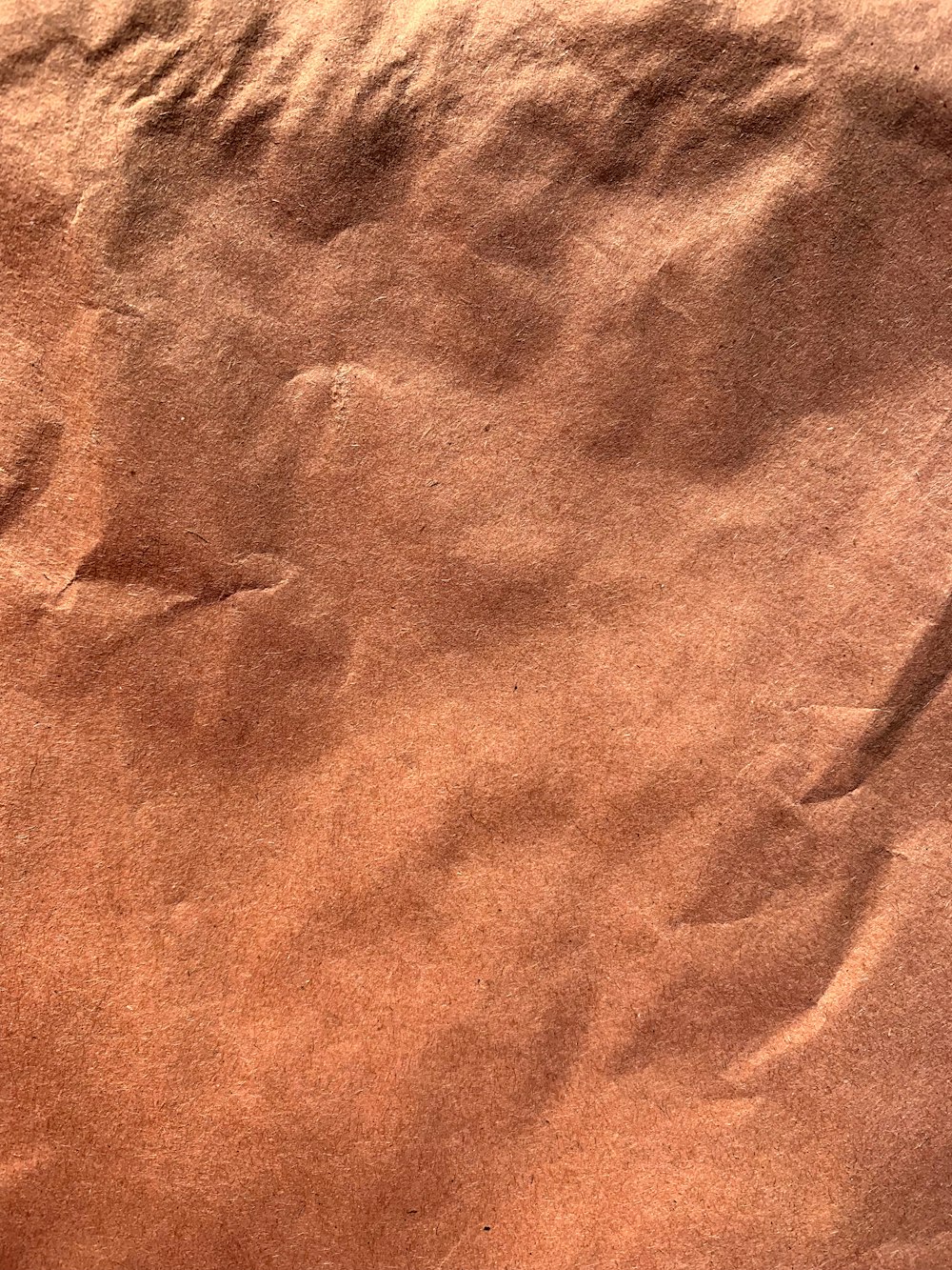 a close up of a piece of brown paper