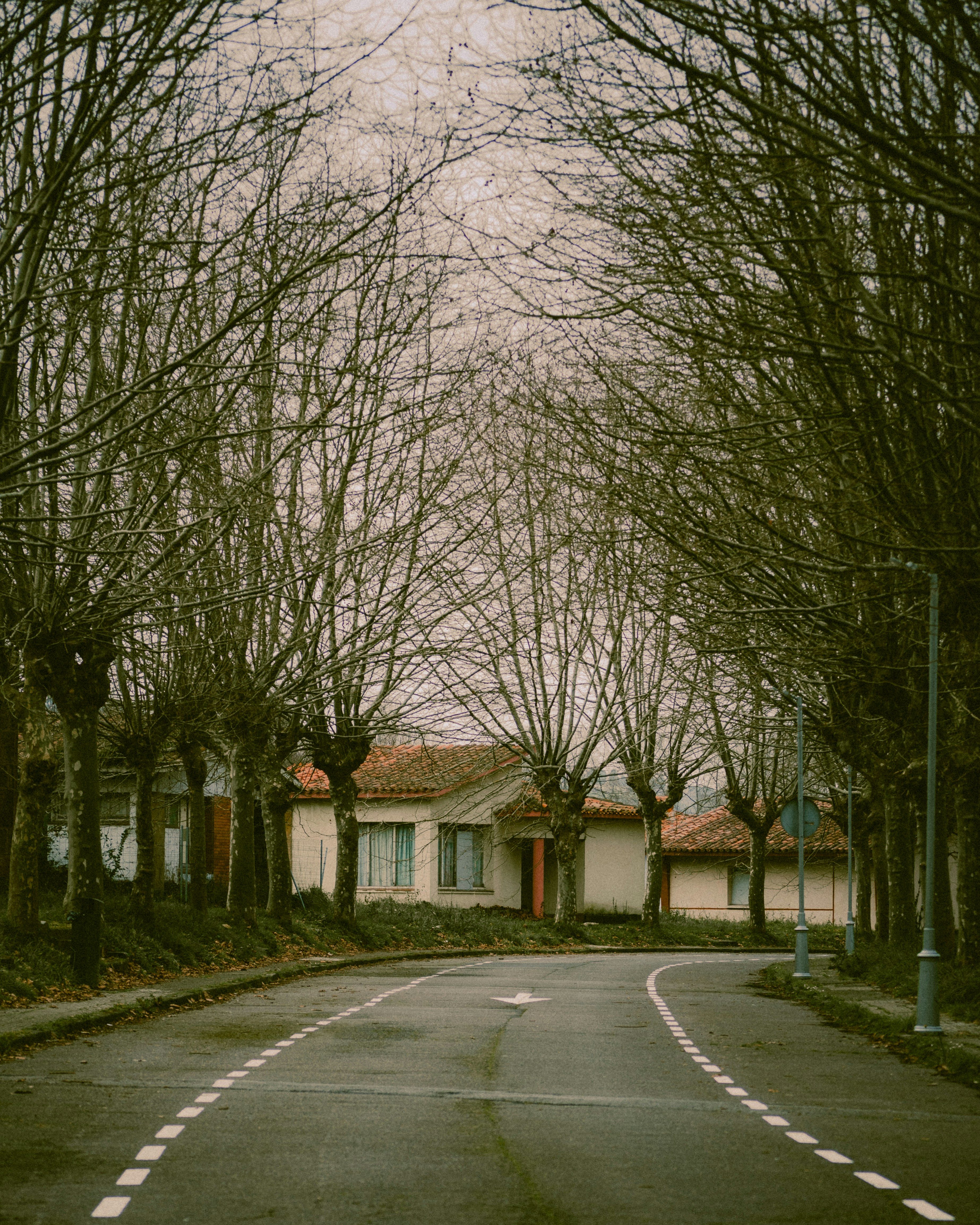 Ciudad de Vacaciones Perlora en estado de abandono. Asturias. Febrero 2022.