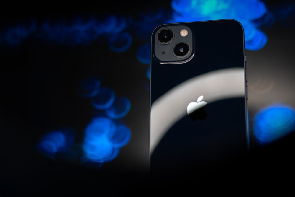 a close up of an iphone with a blurry background