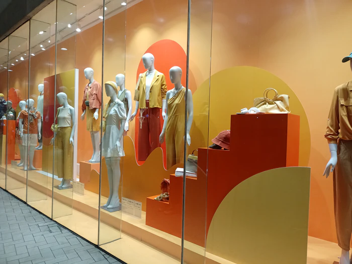 Retail store window display