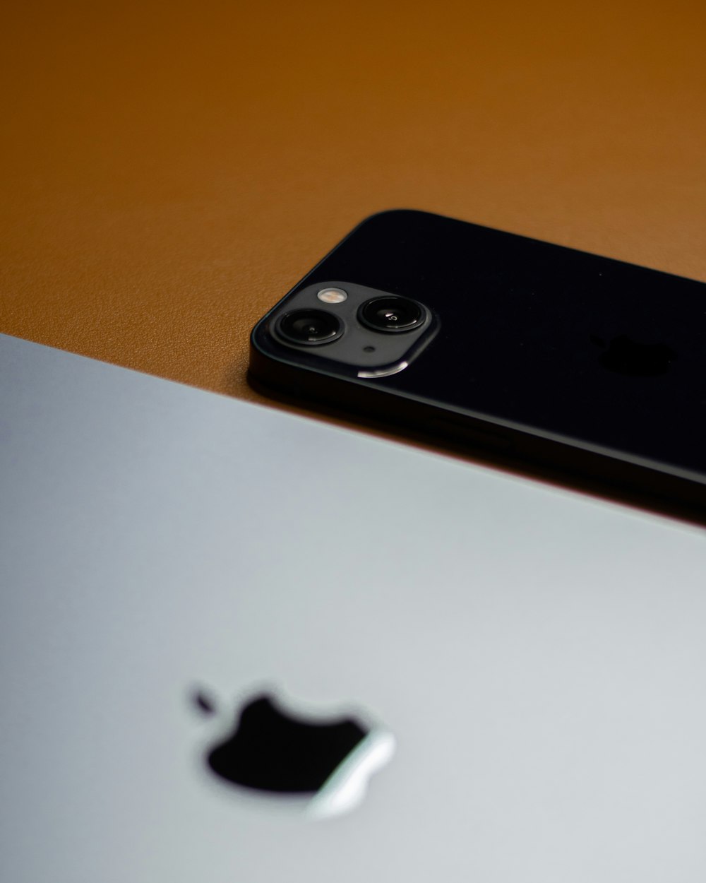 a close up of an iphone on a table