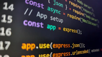 a close up of a computer screen with a lot of text on it