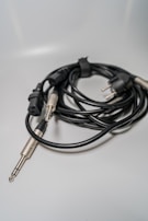 An assortment of cables and connectors arranged for easy access.