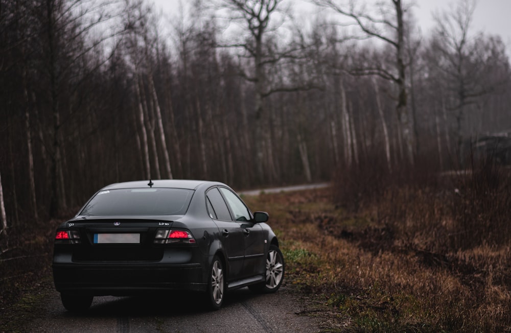 a car parked on the side of the road