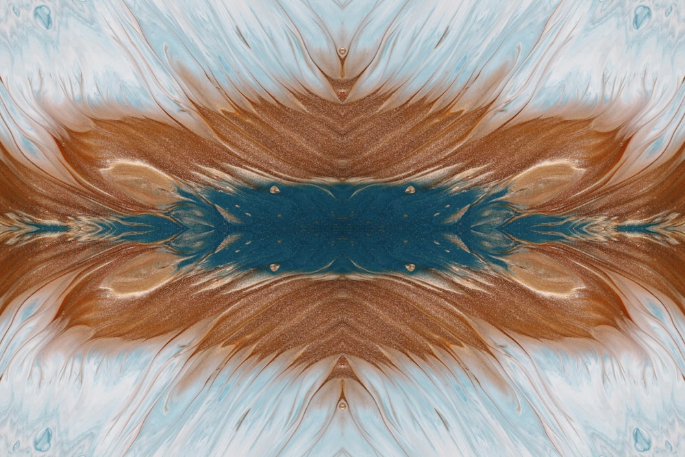 a picture of a blue and brown pattern