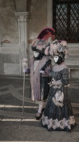 a couple of mannequins that are standing next to each other