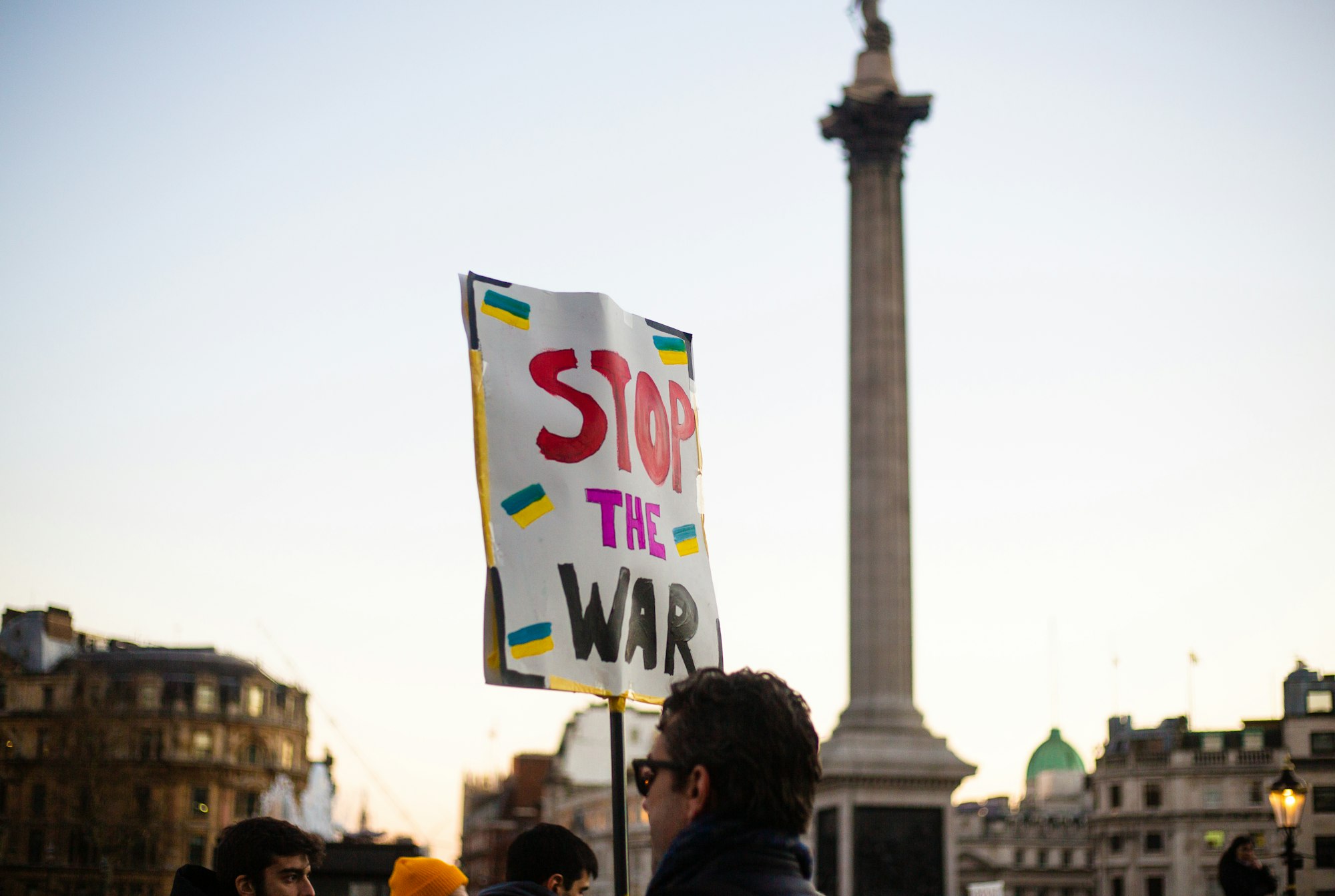 Russo-Ukrainian War: Anti-war demonstrators take to the streets from London, Trafalgar Square.