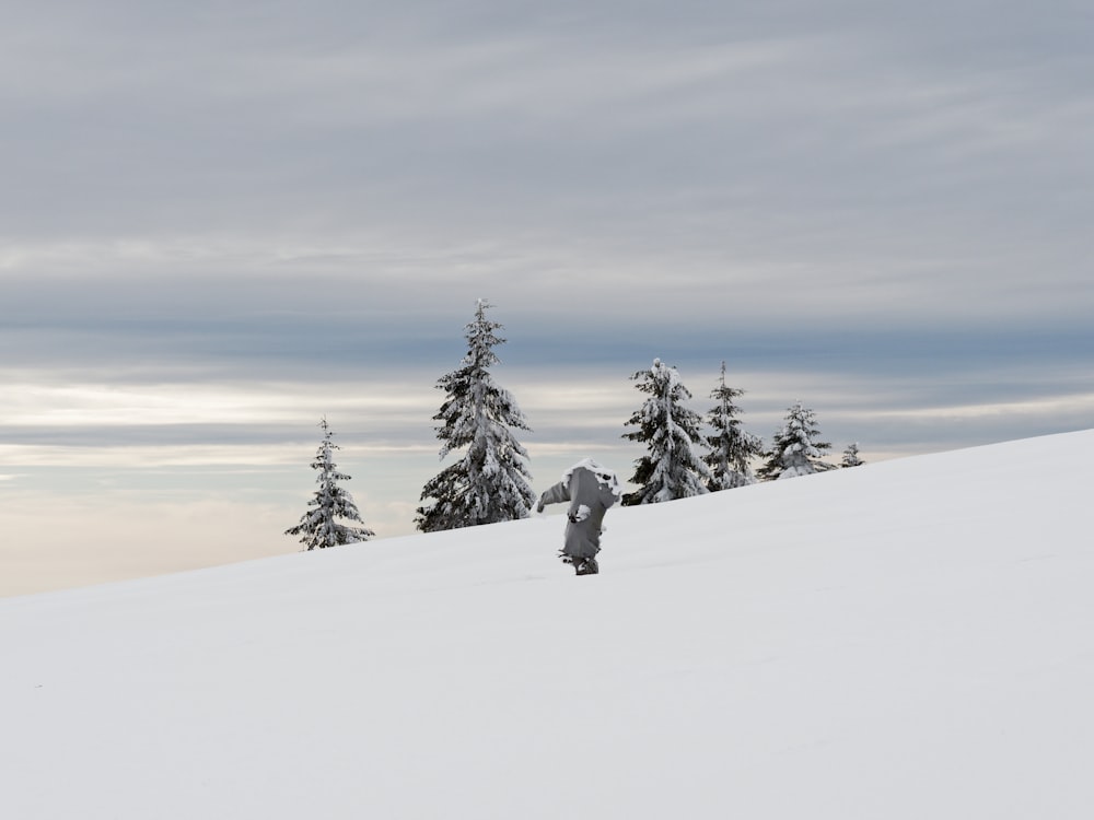 A snowboarder is going down a snowy hill photo – Free Romania