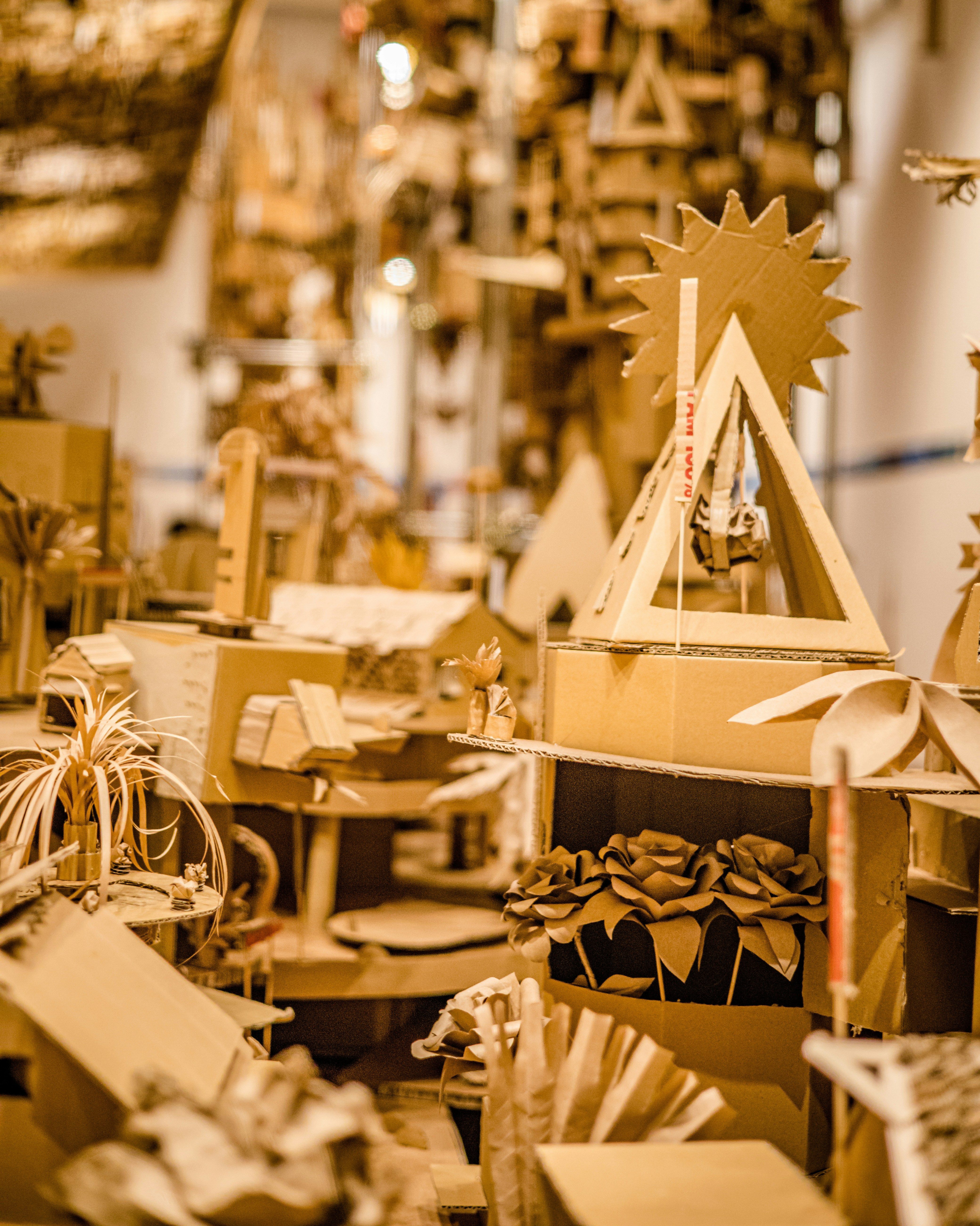 cardboard craft art studio, wallpaper, DIY Crafts with Cardboard: Creative Upcycling Ideas for All Ages 4