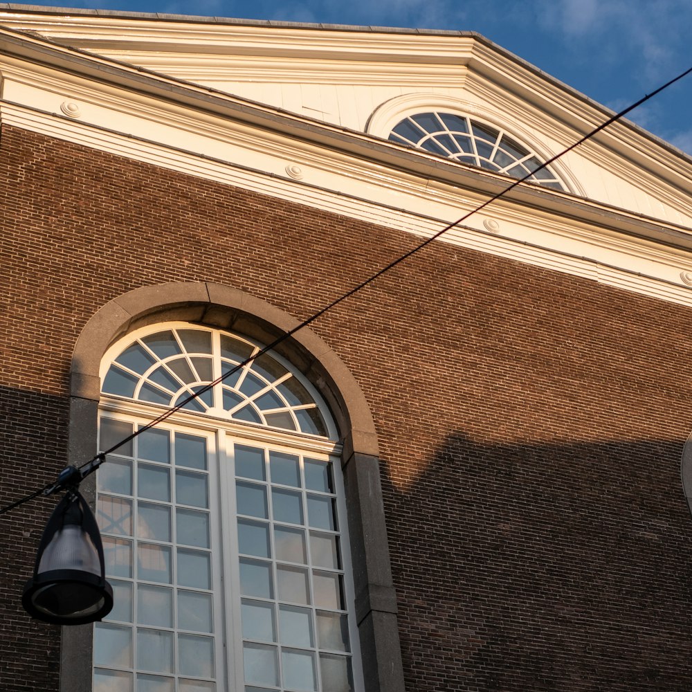 a building with a clock on the side of it