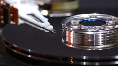 a close up of a disc with a toothbrush on top of it