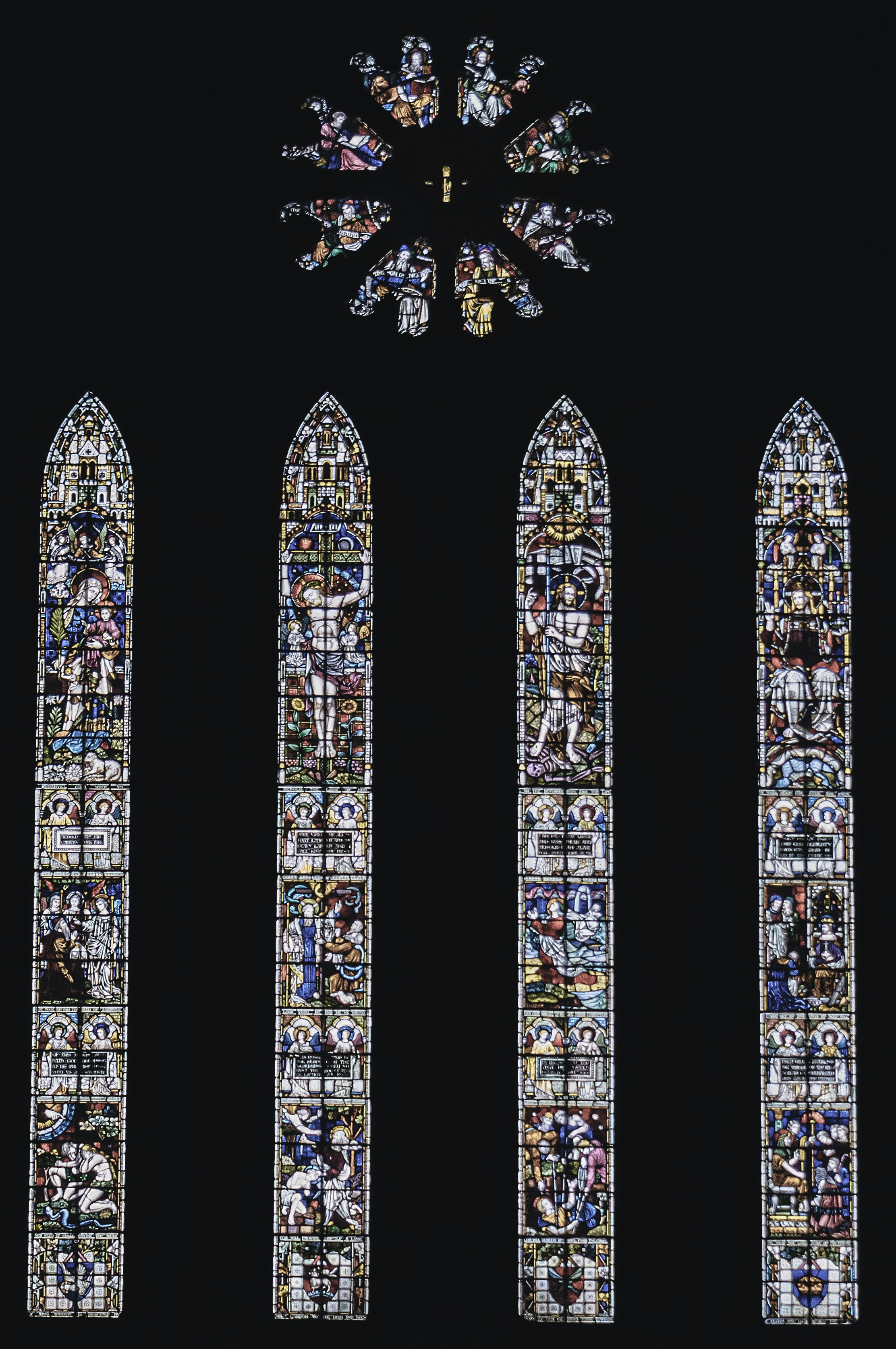 a close up of Chartres Cathedral