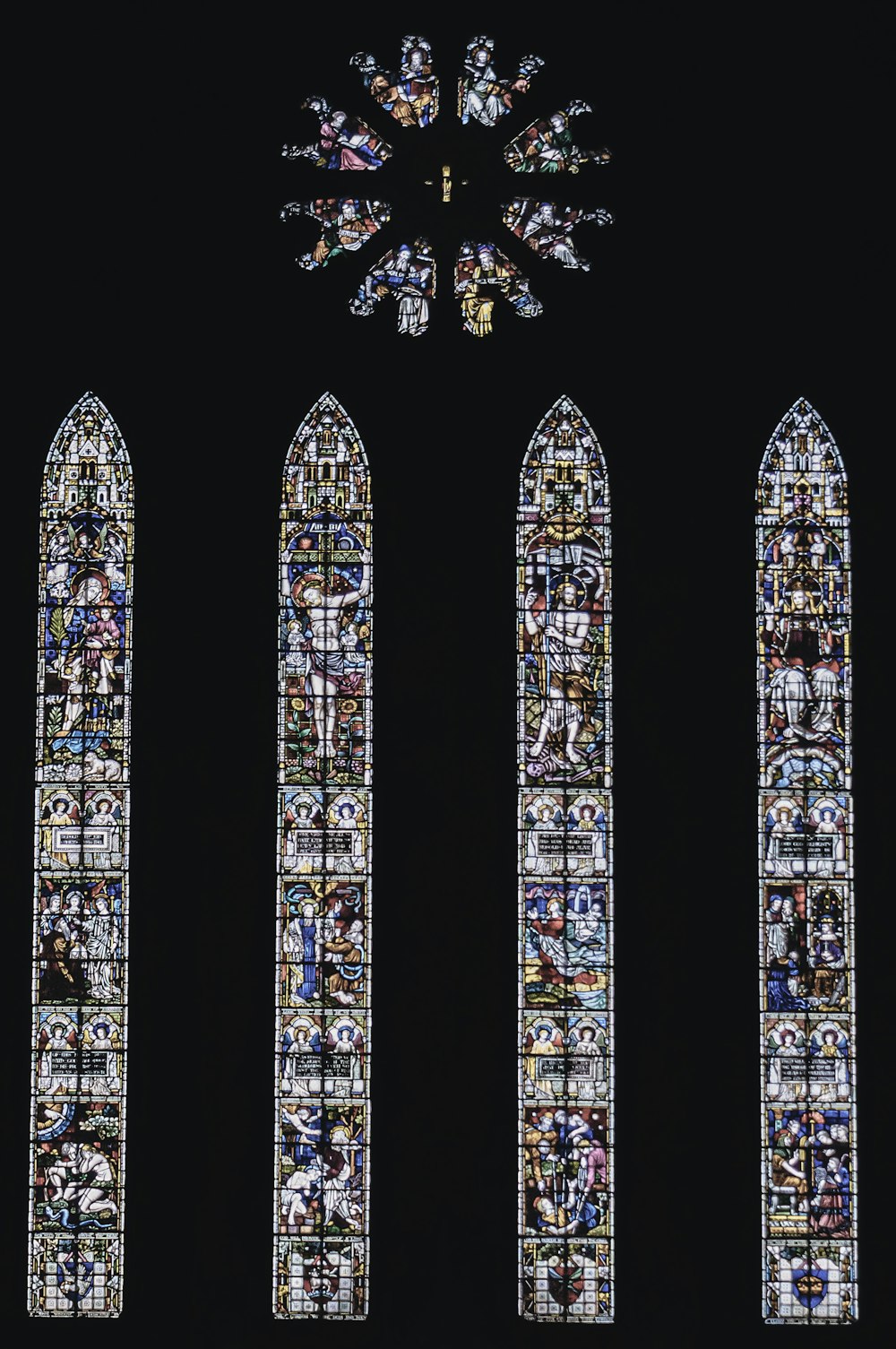 a close up of Chartres Cathedral