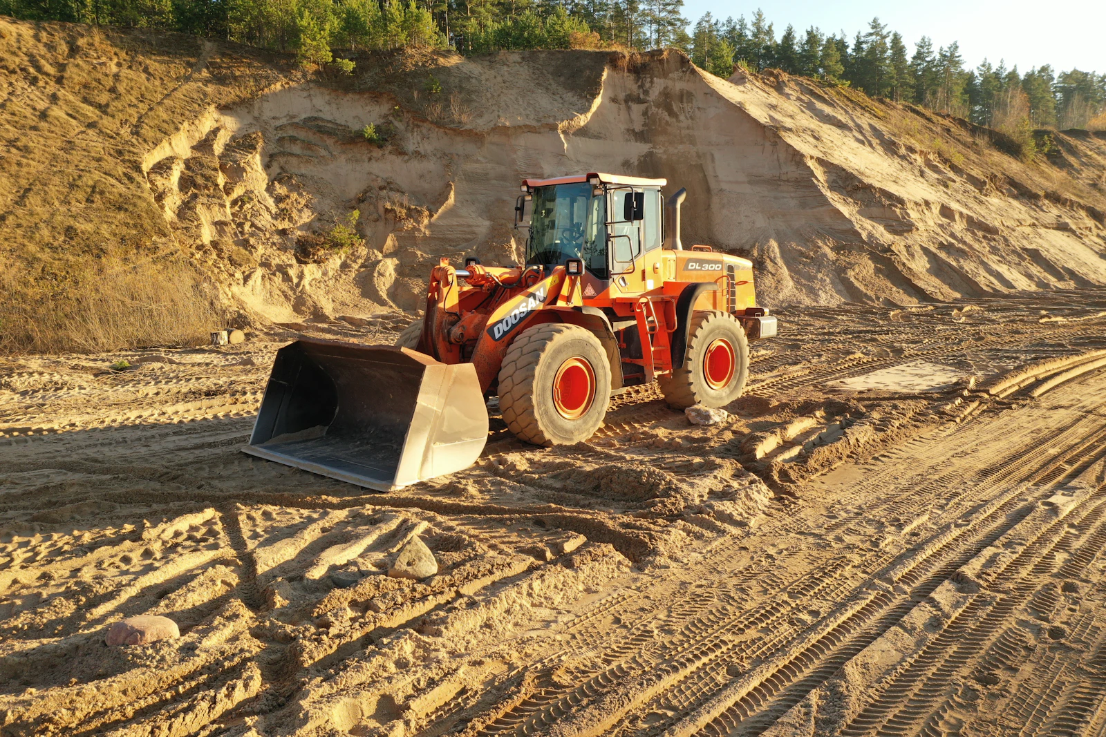 Pilot and escort vehicles guiding an oversize load