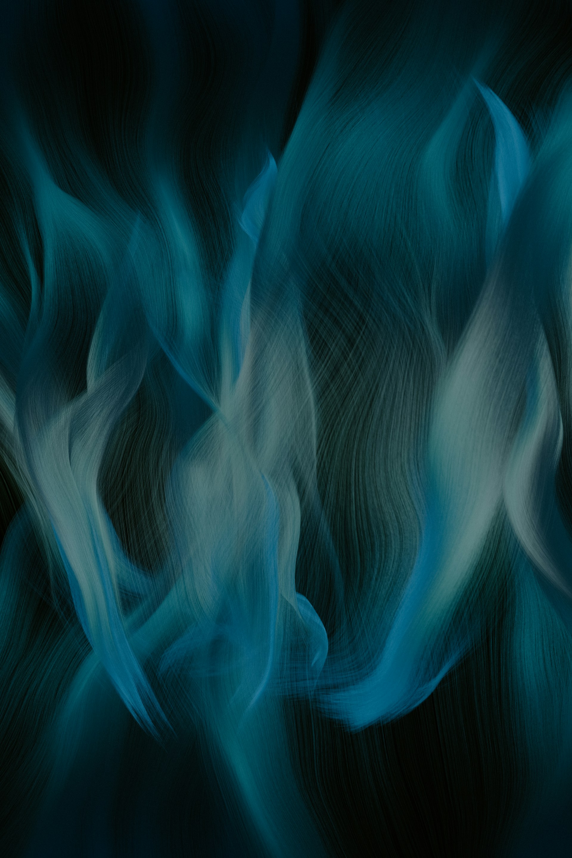 a black and blue background with smoke