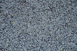 a close up view of a blue carpet