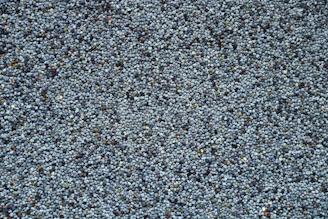 a close up view of a blue carpet