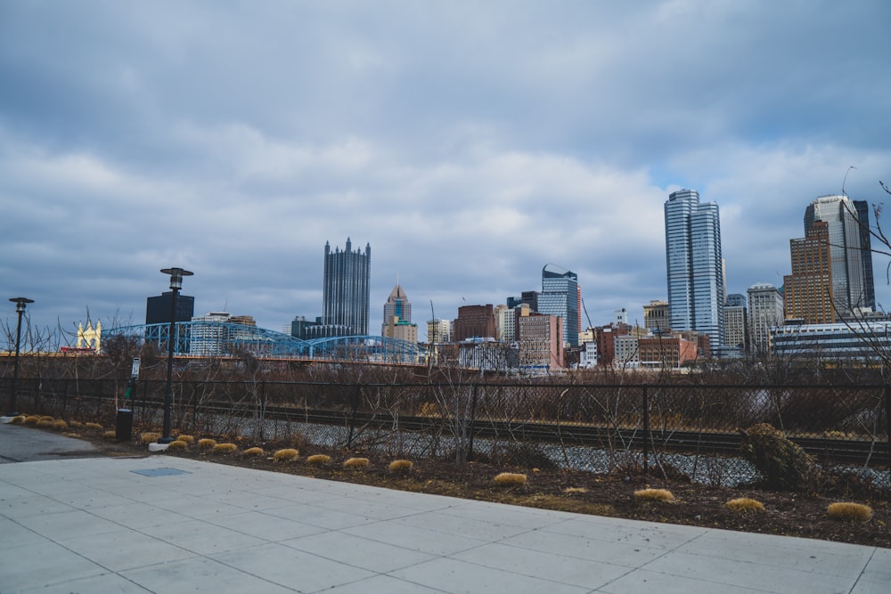 a view of a city from across a river