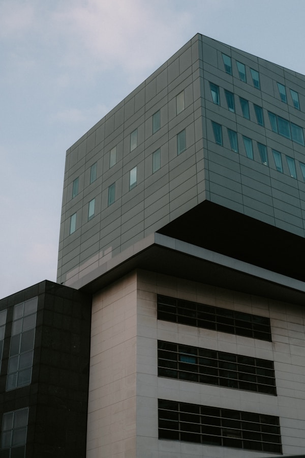 a tall building with a clock on the top of itby Mathias Reding