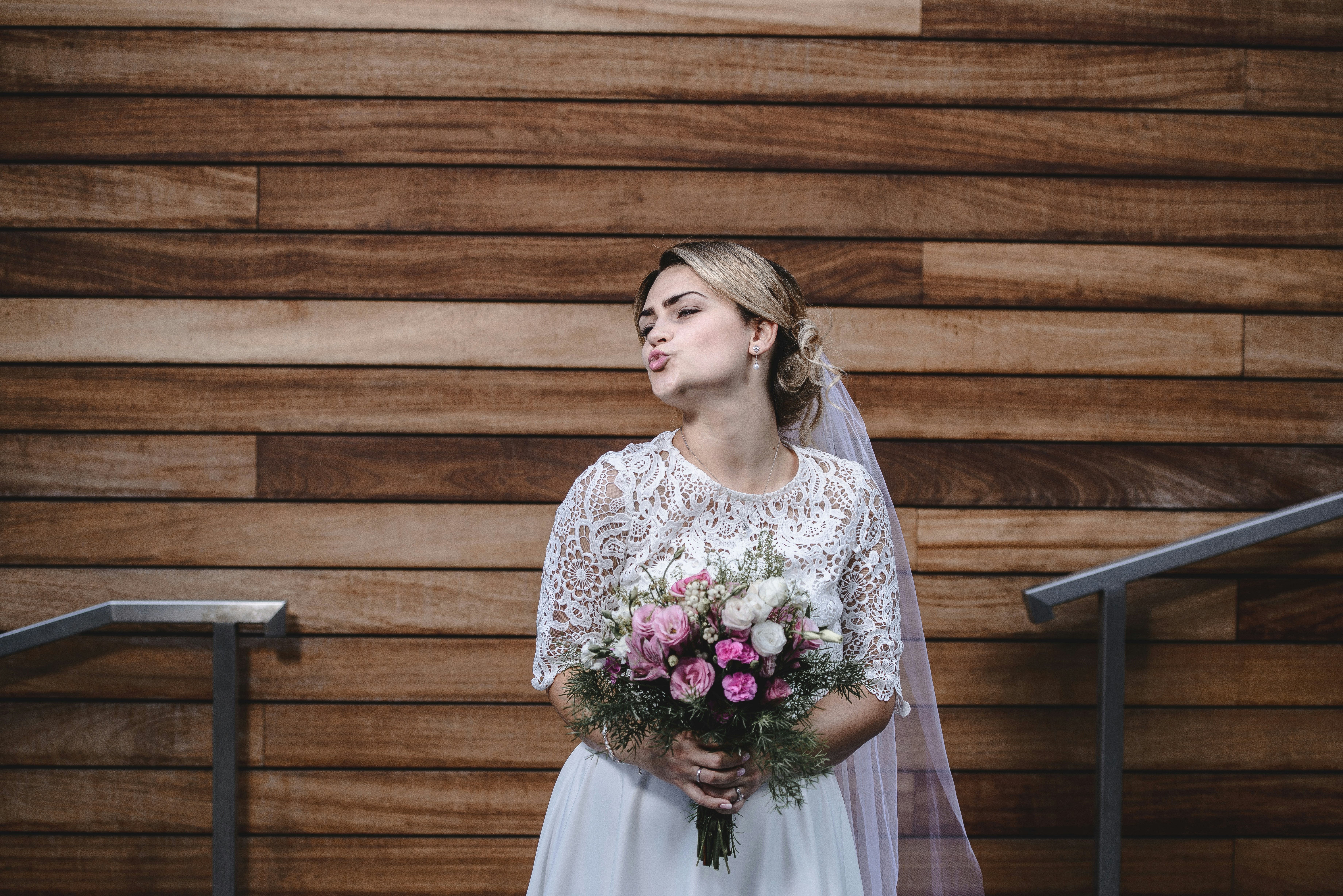 Guests' genuine emotions captured at wedding ceremony